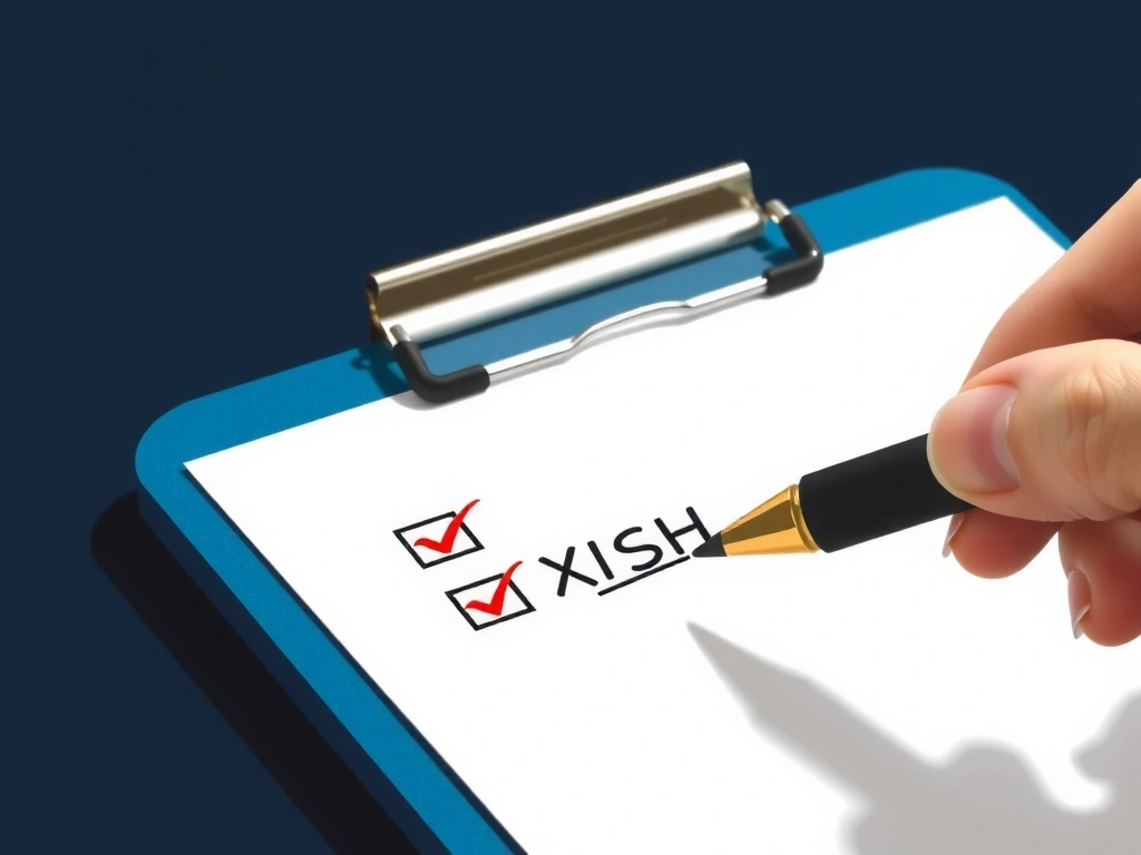 Hand marking checklist